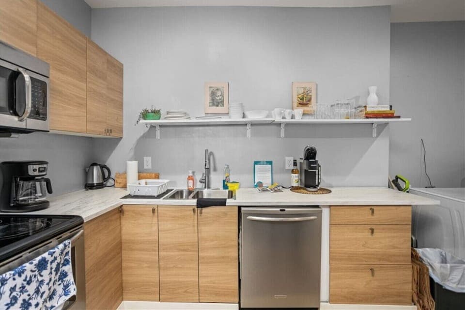 Kitchen fully equipped with essentials