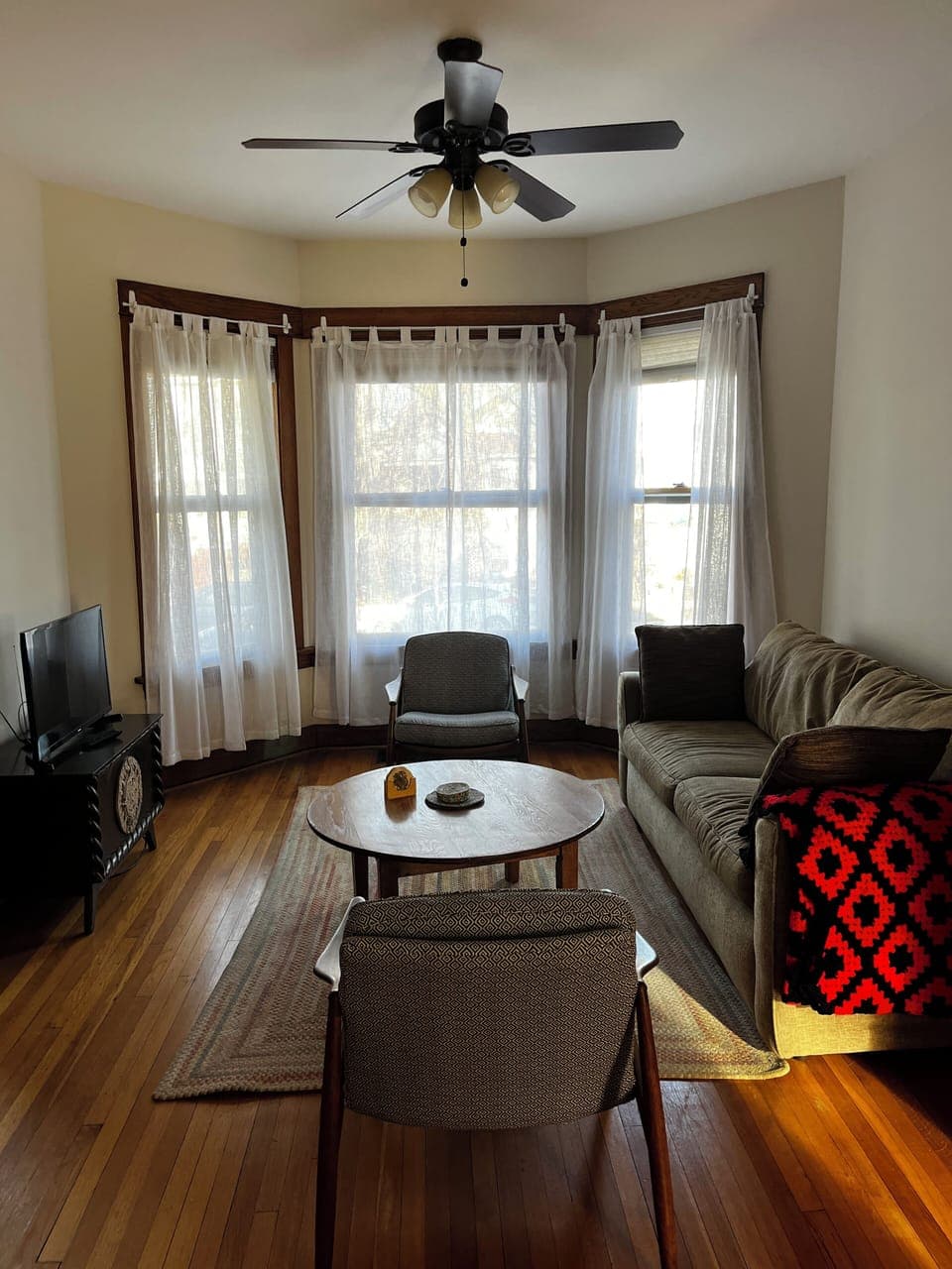 Living room, view from dining room