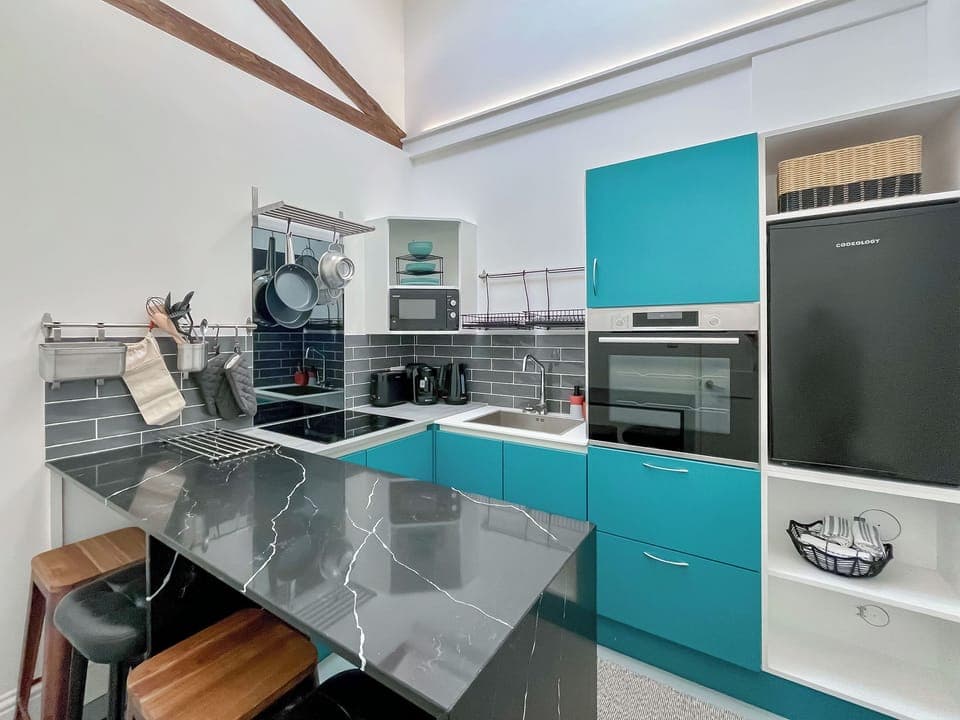 Open plan living space | Apartment Three - Apartments in Gloucester Quays, Gloucester