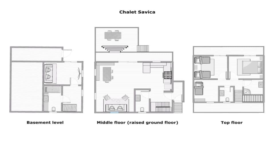 Chalet Ceri - floor plan