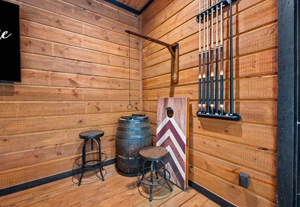 A cozy spot for game nights, with plenty of options to make your evening as lively or laid-back as you like.