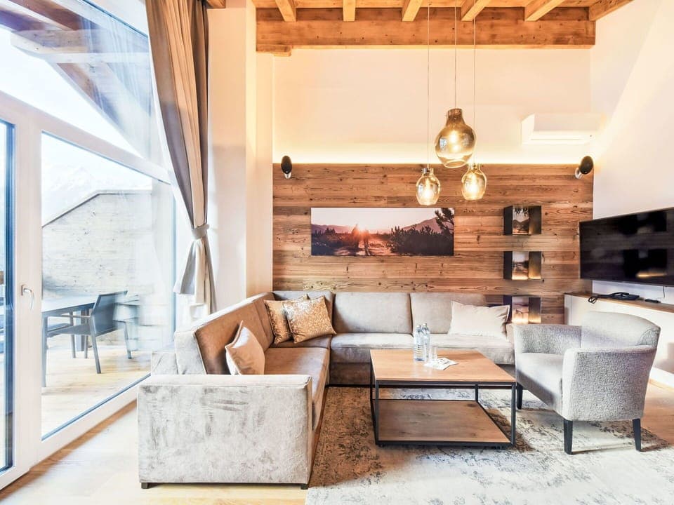 Interior Design, Flooring, Couch, Furniture, Floor, Living Room, Lighting, Home, Ceiling