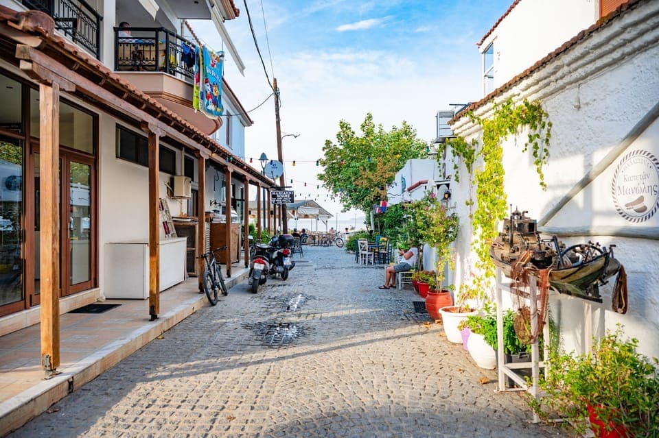 Olympiada town near the property