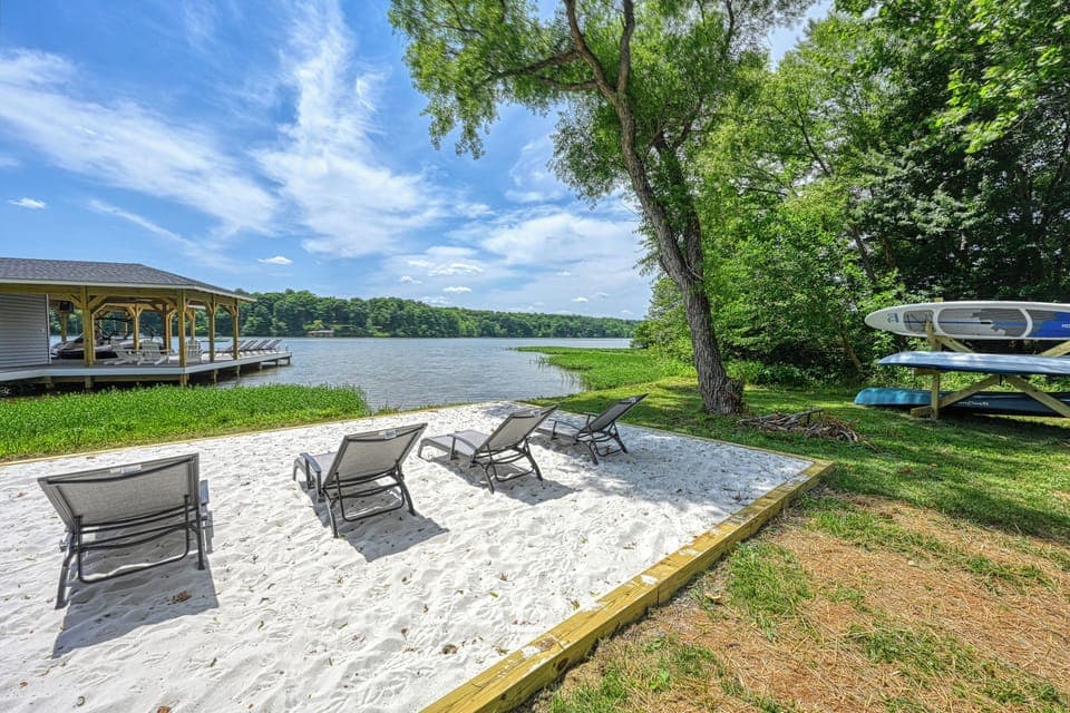 Boat House, Dock, Beach and Water Toys