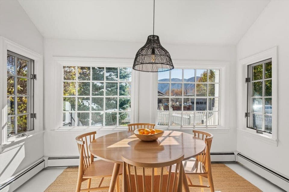 Dining Area with Mountain Views