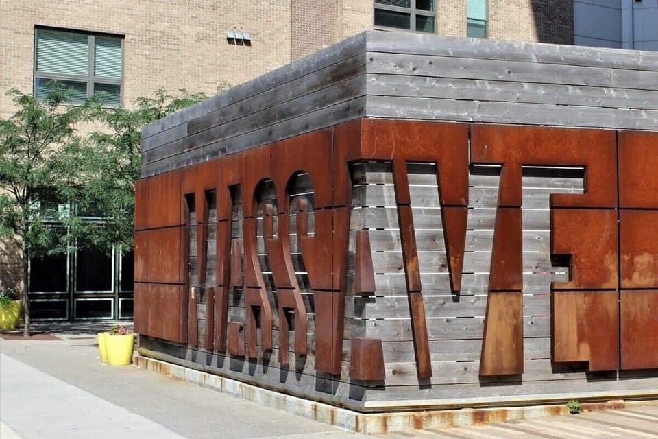 The heart of the Mass Ave Cultural trail