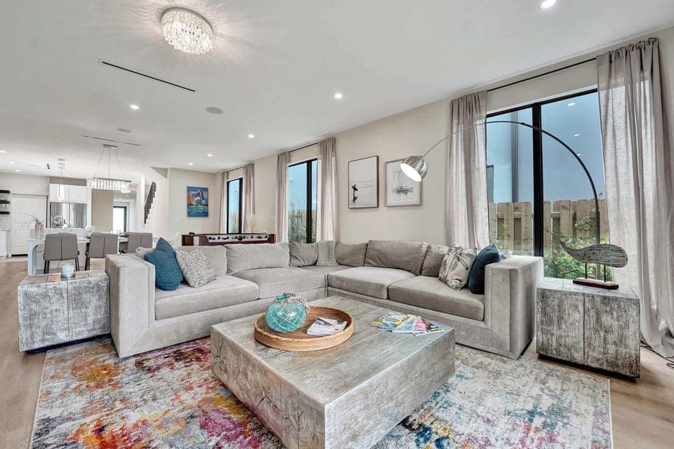 Experience quality time in this elegant yet cozy living space with everything you need to feel at home.