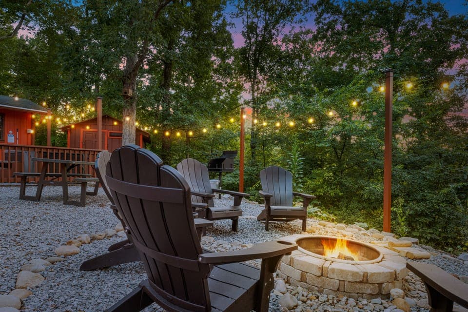 A perfect spot to relax under the stars.