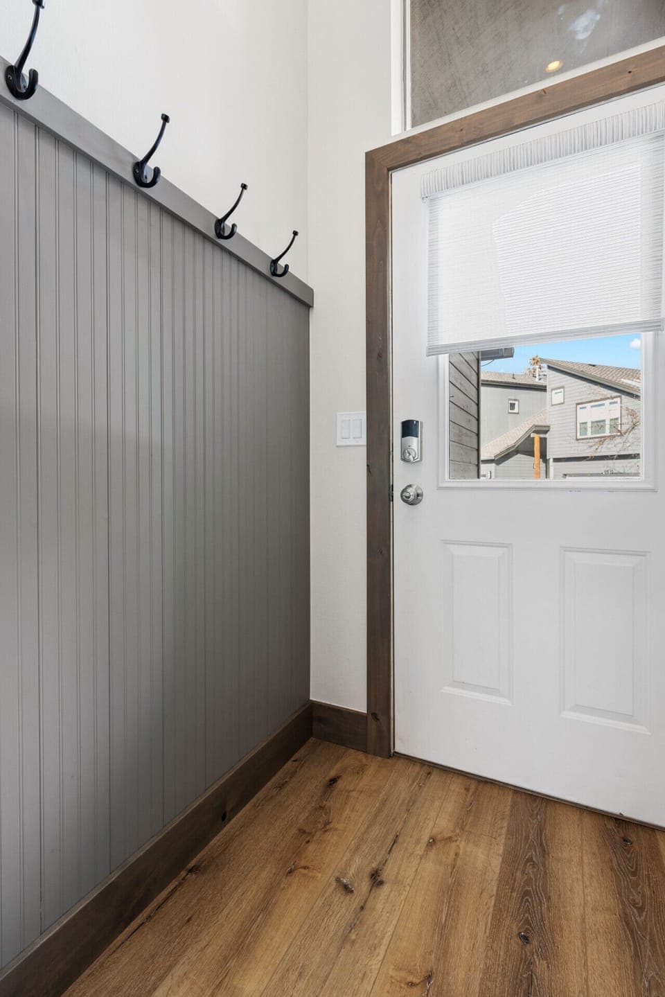 Clean welcoming entrance