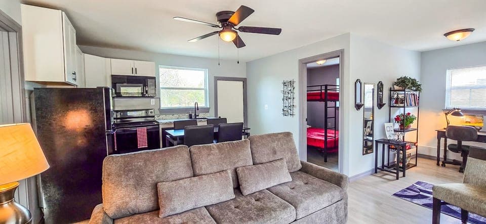 Cozy living space for relaxing