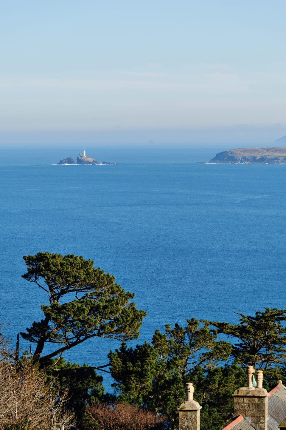 View from house of Godrevy Lighthouse