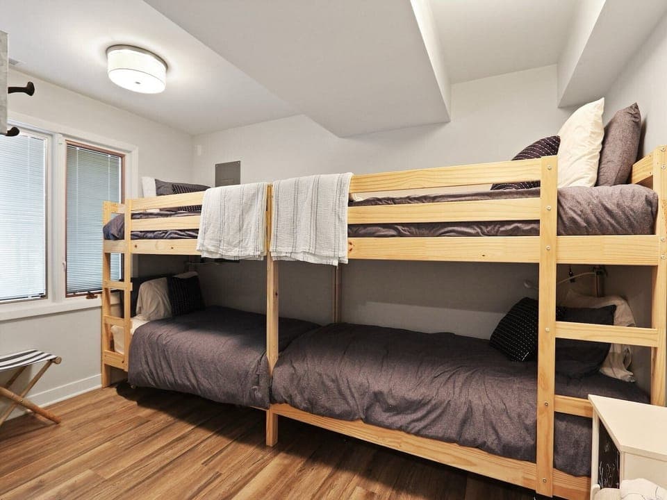 Bedroom #6 (Four Twins) Walk-Out Basement