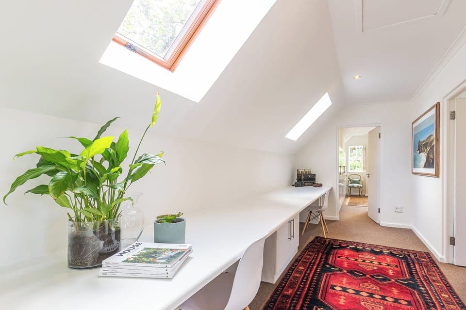 Study area upstairs.