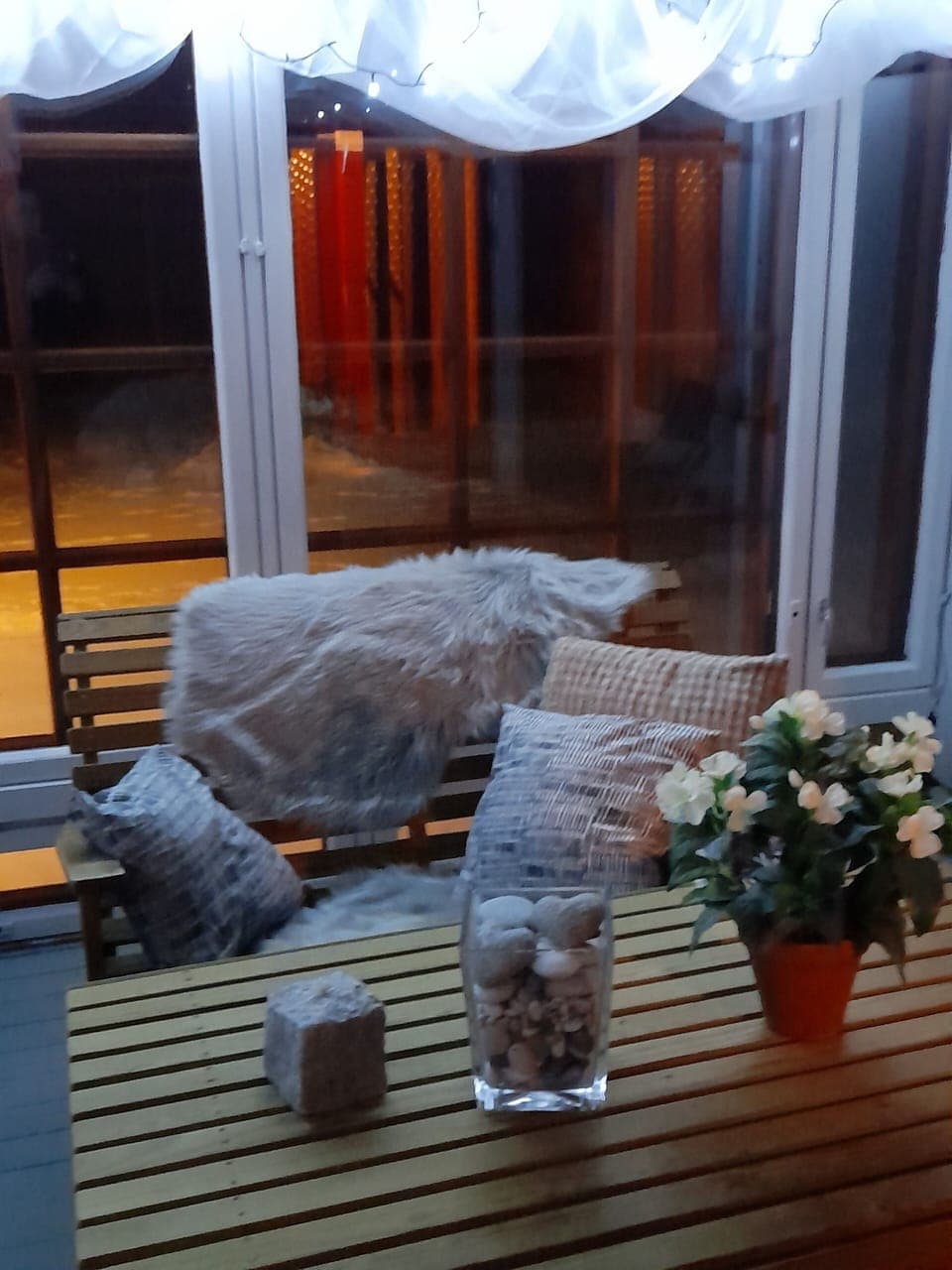 Indoor veranda