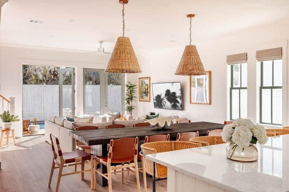 Dining Area | First Floor | Open Access | Adjacent to Kitchen | Group Dining Setup | One Per Home