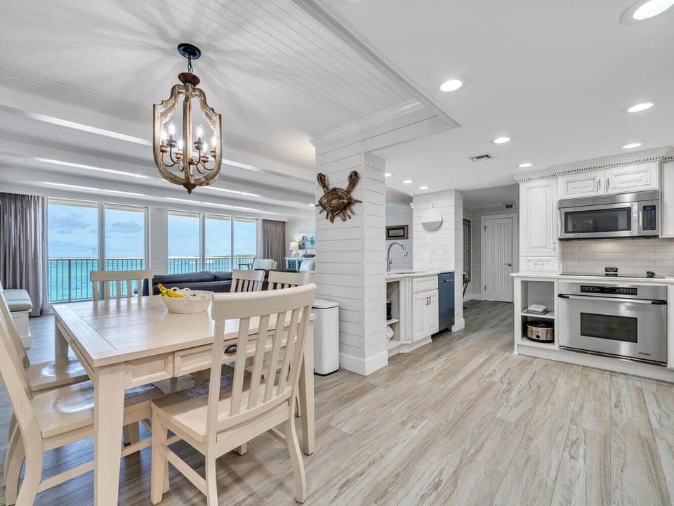 Dining and kitchen