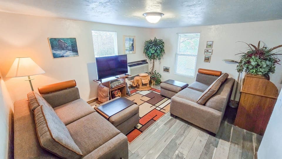 Cozy living space for relaxing