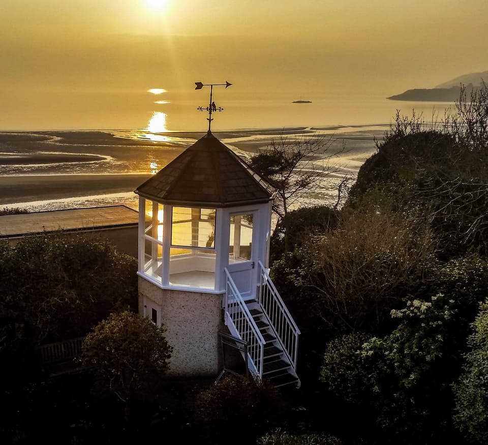 Sunset at Kilmuir, view from master bedroom.