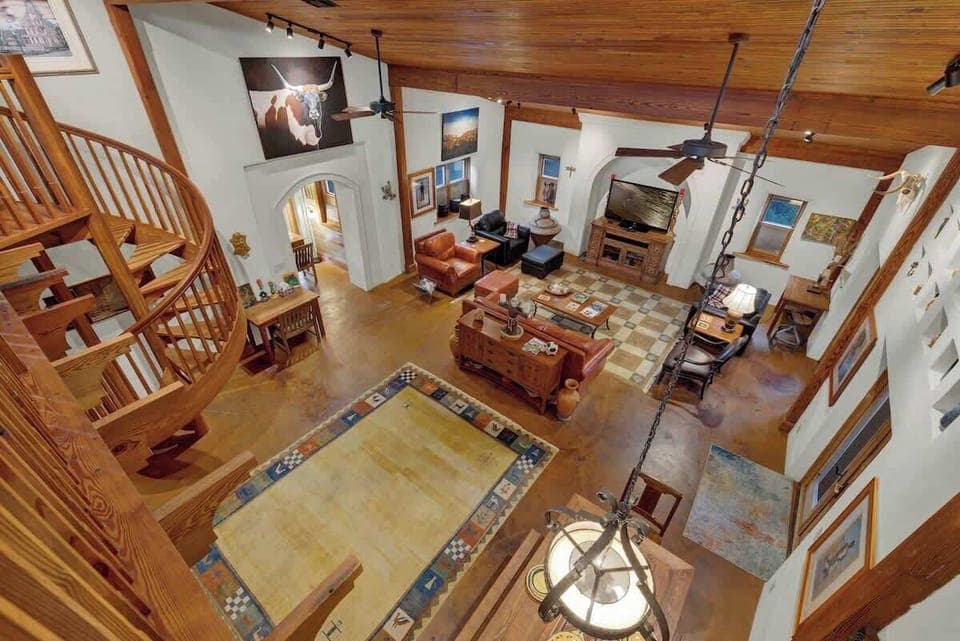 Gather in the living room with family and friends to create new memories 