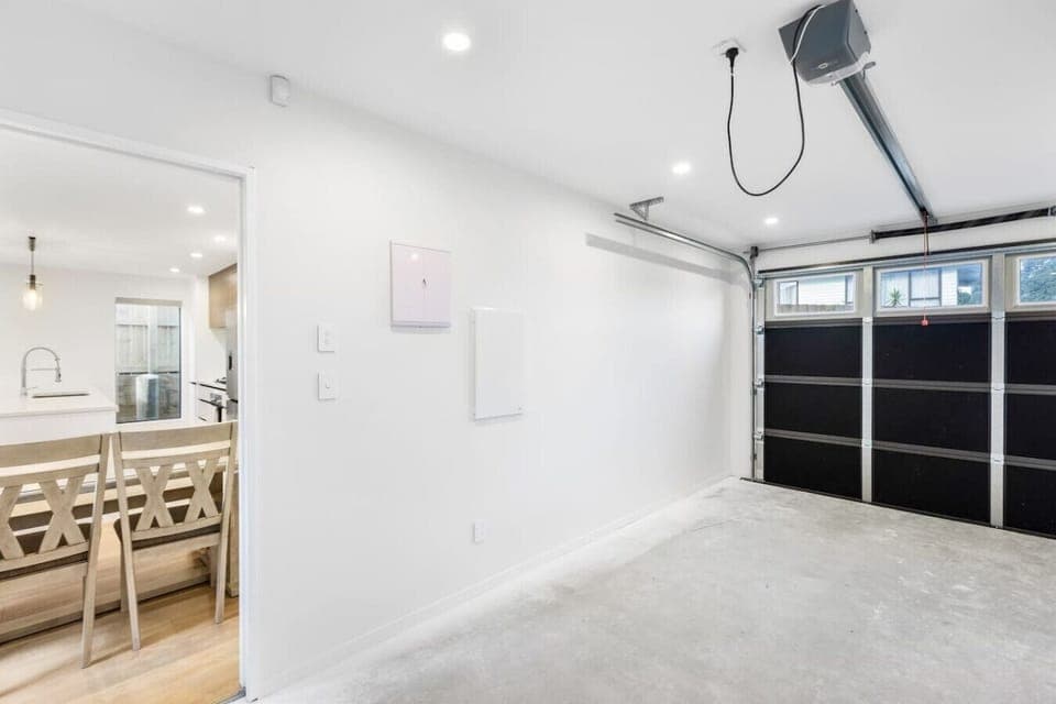 There is secure parking in the garage for one vehicle with internal access into the house.