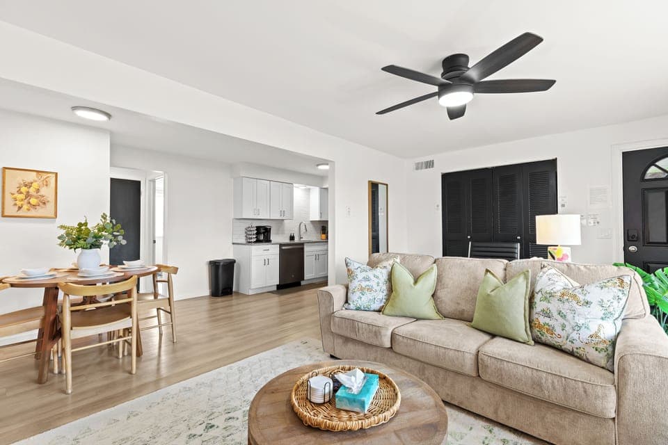 Step inside to a professionally styled space with cozy furnishings, modern lighting, and thoughtful details.