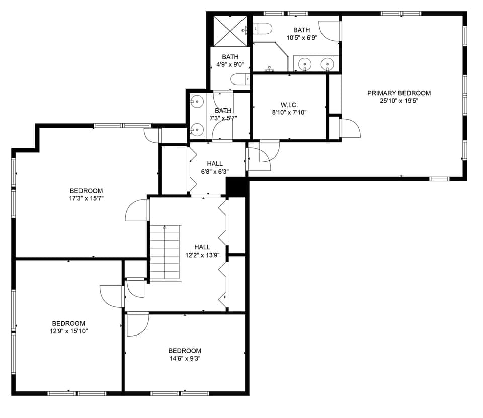 2nd level floor plan