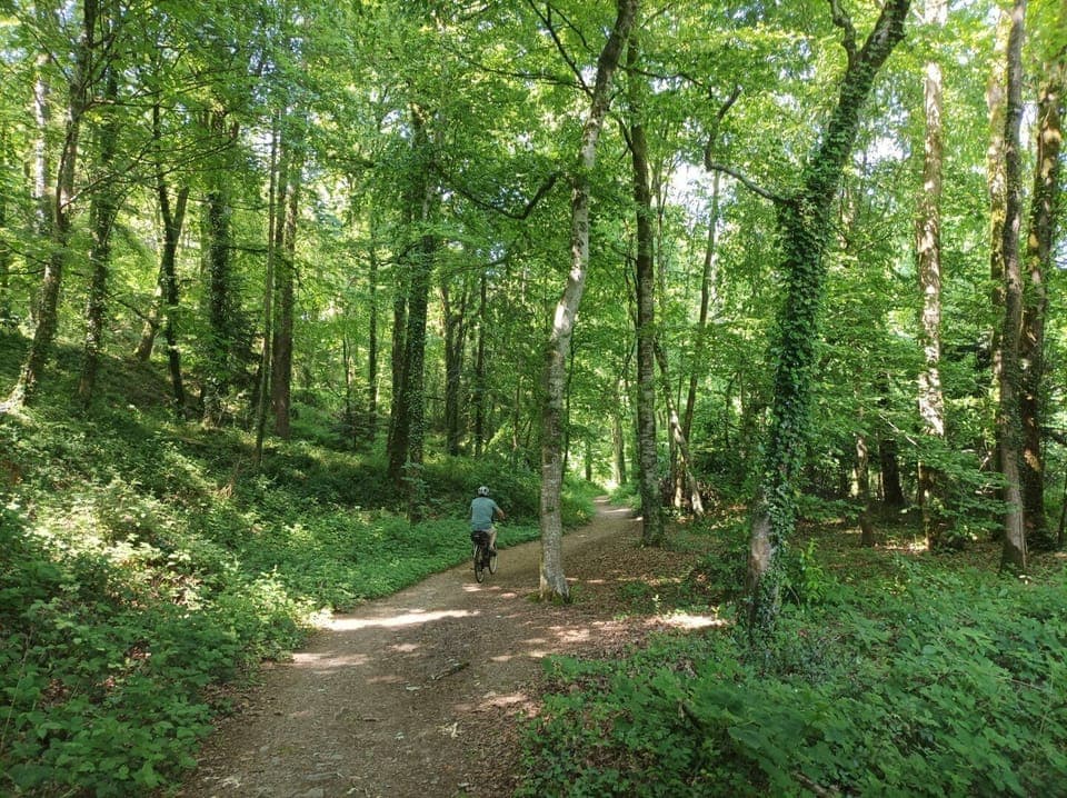 Voie verte La Veloscenie (Paris - Mont Saint Michel) près de Mortain