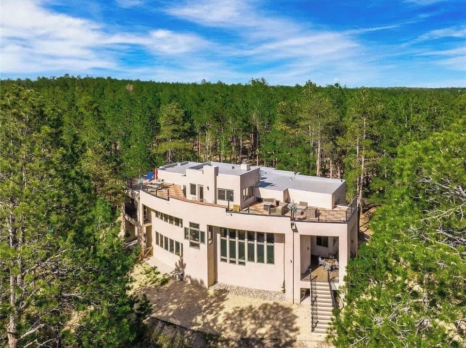 Our dream home we hope to share with you. 6000 square foot luxury Colorado Springs home on 8 acres in the Black Forest. 