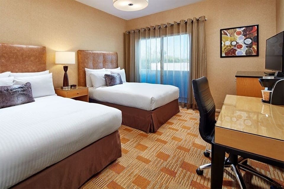 Unit with 2 Double beds