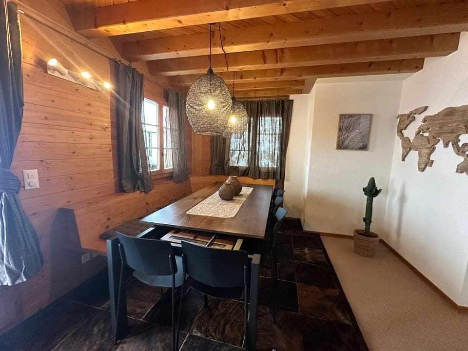 living room long dinning table 