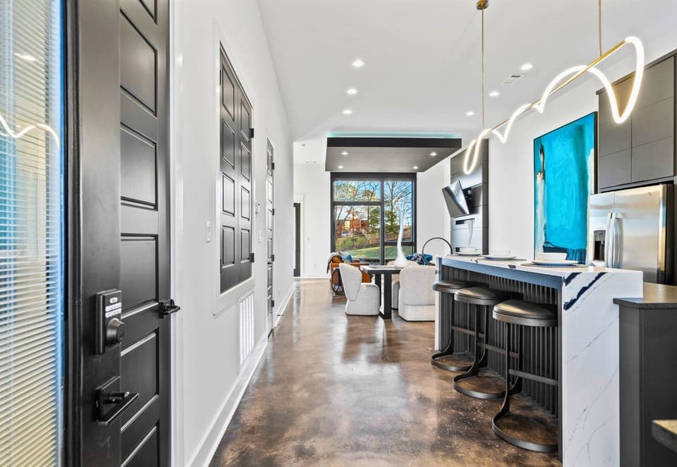 A welcoming entryway leads you into the heart of the home, offering a seamless blend of style, comfort, and thoughtful design.