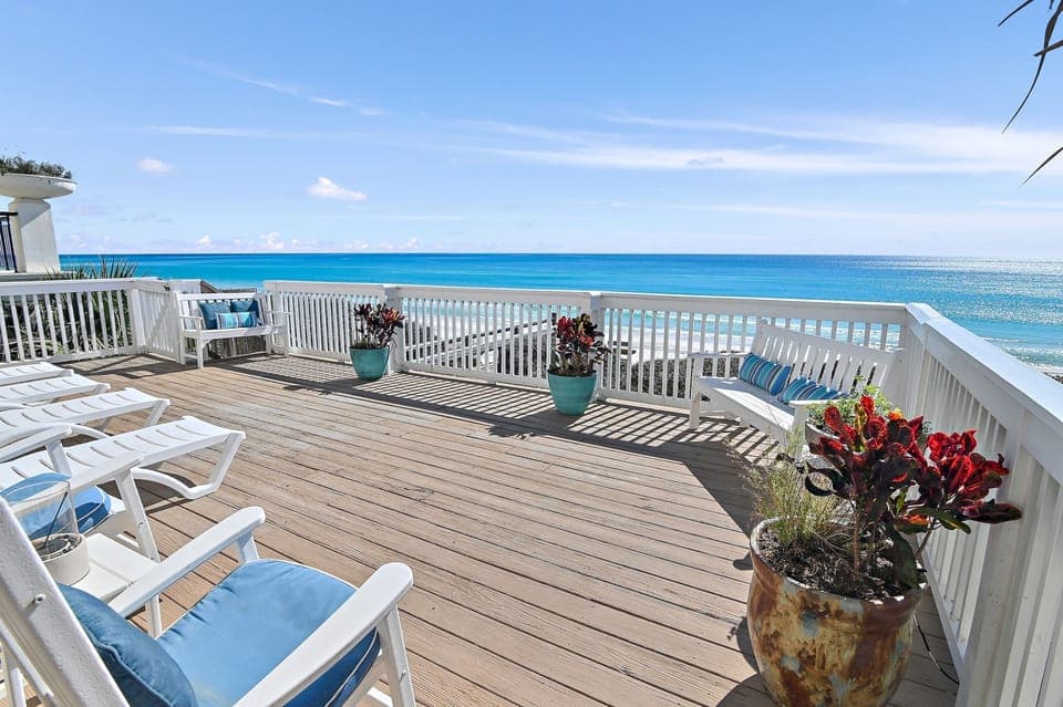 Anchor Cliff-Seacrest-Second Floor Gulf Front Balcony - Anchor Cliff-Seacrest-Second Floor Gulf Front Balcony