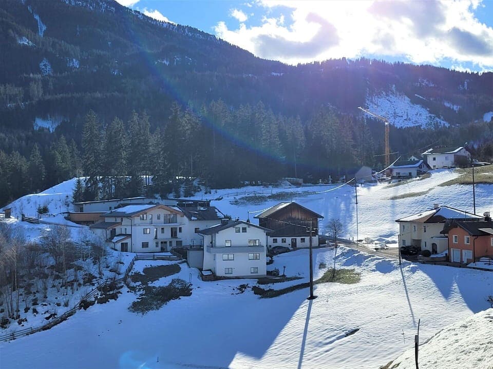 Cloud, Sky, Snow, Mountain, Nature, Building, Slope, House, Tree, Window