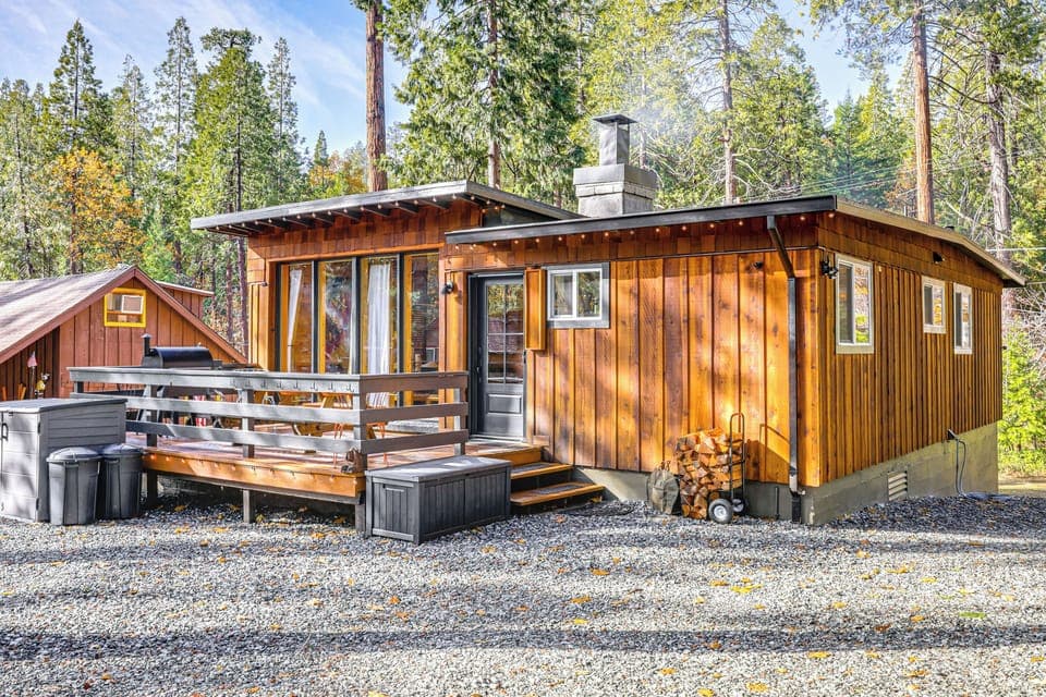 Twain Harte Vacation Rental | 3BR | 2BA | 1,182 Sq Ft | 3 Steps Required