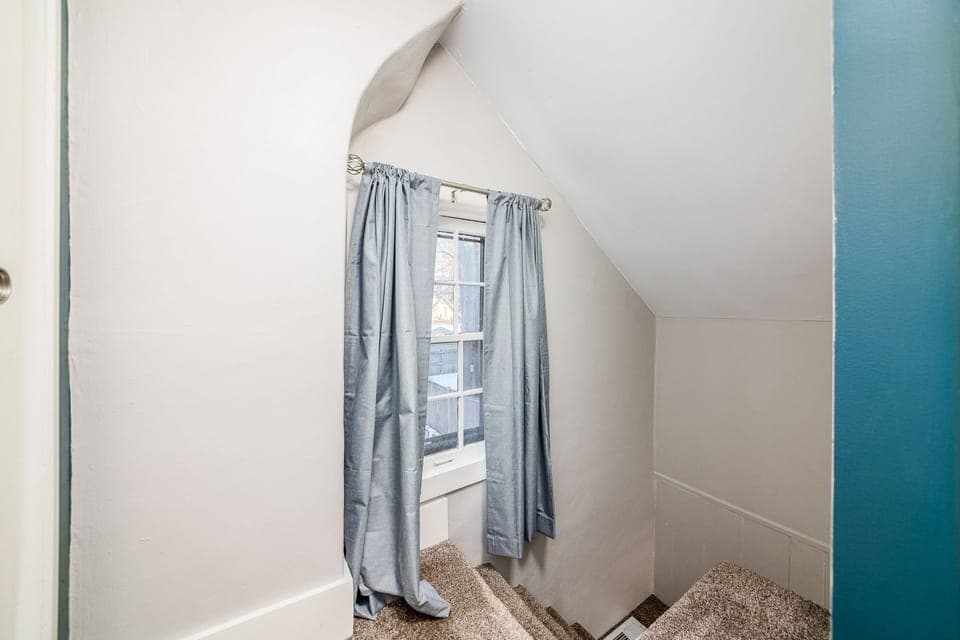 Upstairs landing.  Please be careful.  Stairs are steep and narrow.