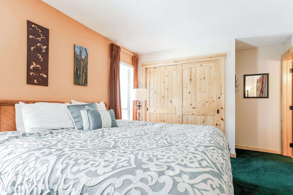 Master bedroom King size bed