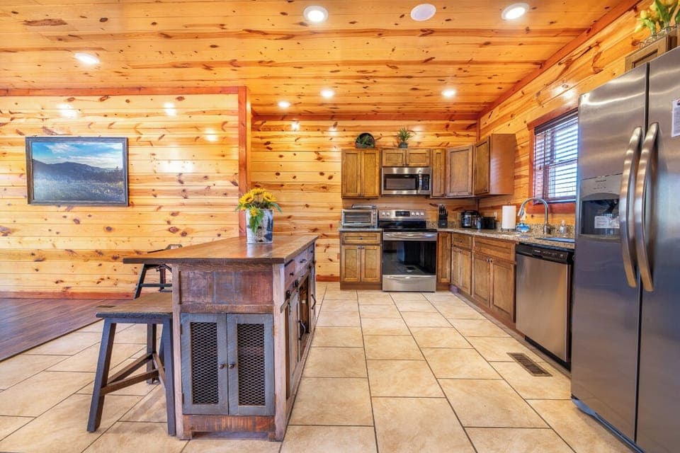 Dream Inn the Smokies' fully-equipped kitchen