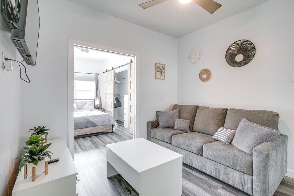 Logan Vacation Rental | 1BR | 1BA | 650 Sq Ft | Step-Free Access