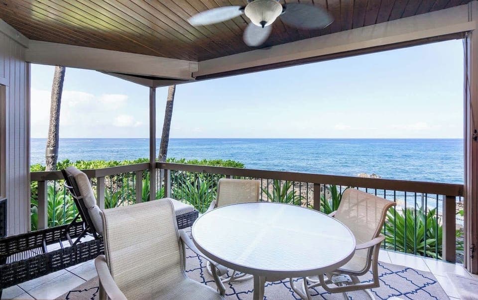 Wake up to ocean views on your lanai