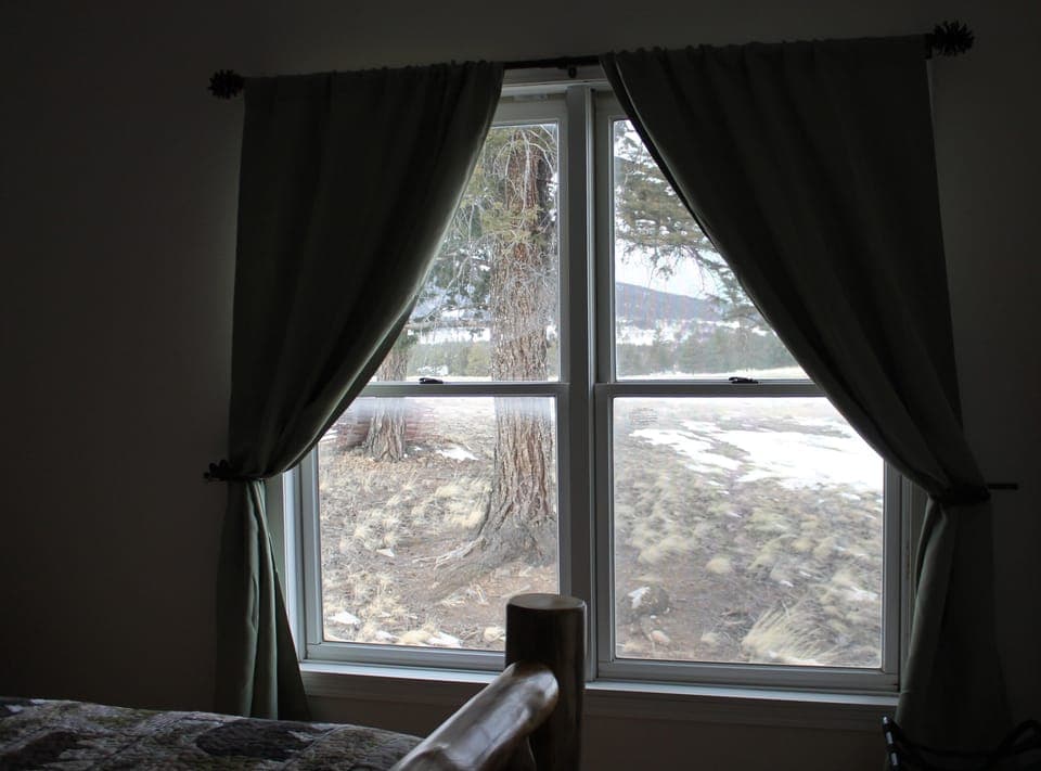 View from main floor bedroom.