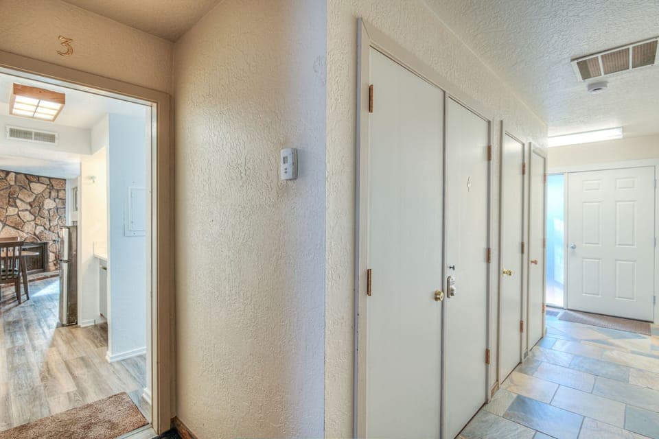 Entry way into the unit