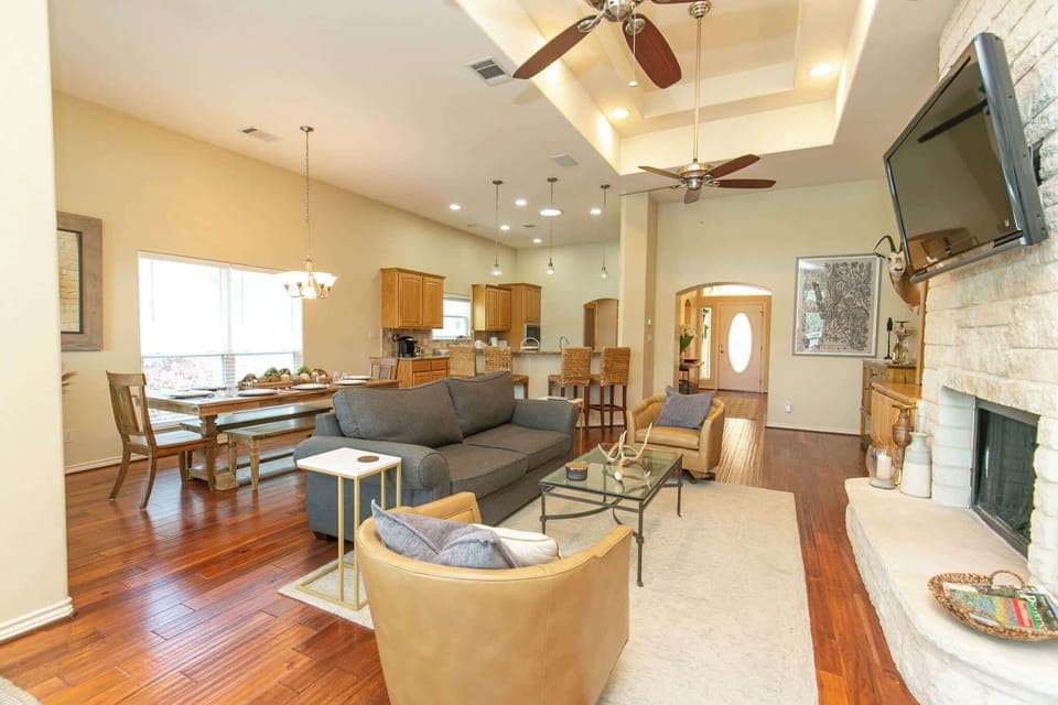 This home invites you to relax with ample seating!