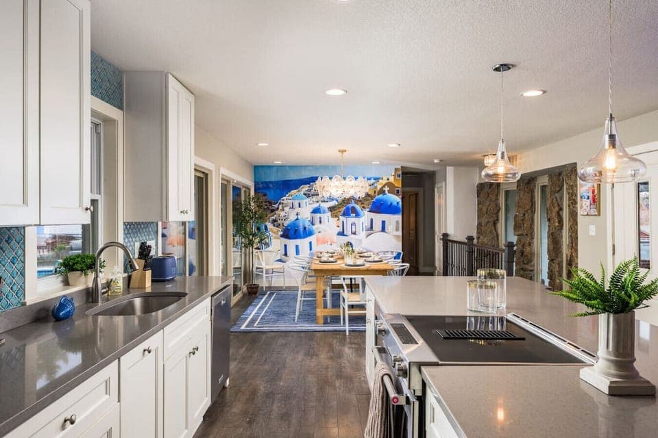 Open, Spacious, and Recently Updated Full Kitchen with Bar Seating