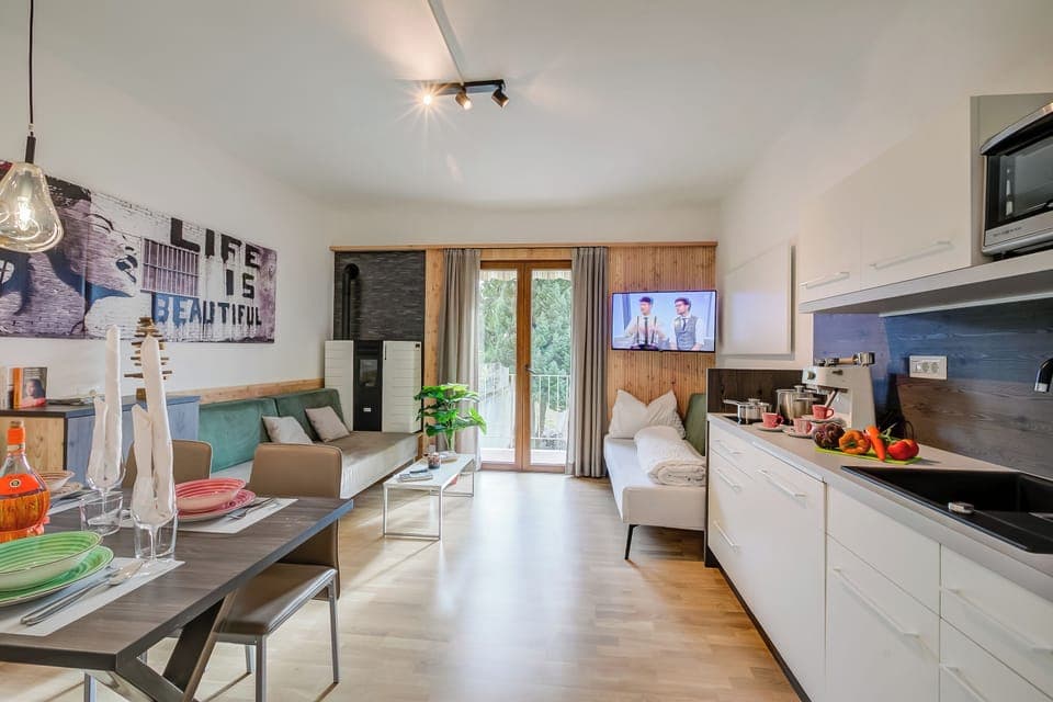 Living and dining room