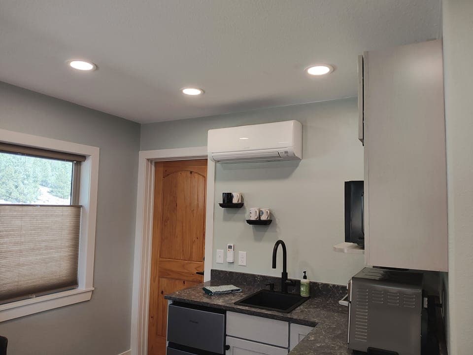 Sunset Kitchenette and Adjoining Door to Sunrise