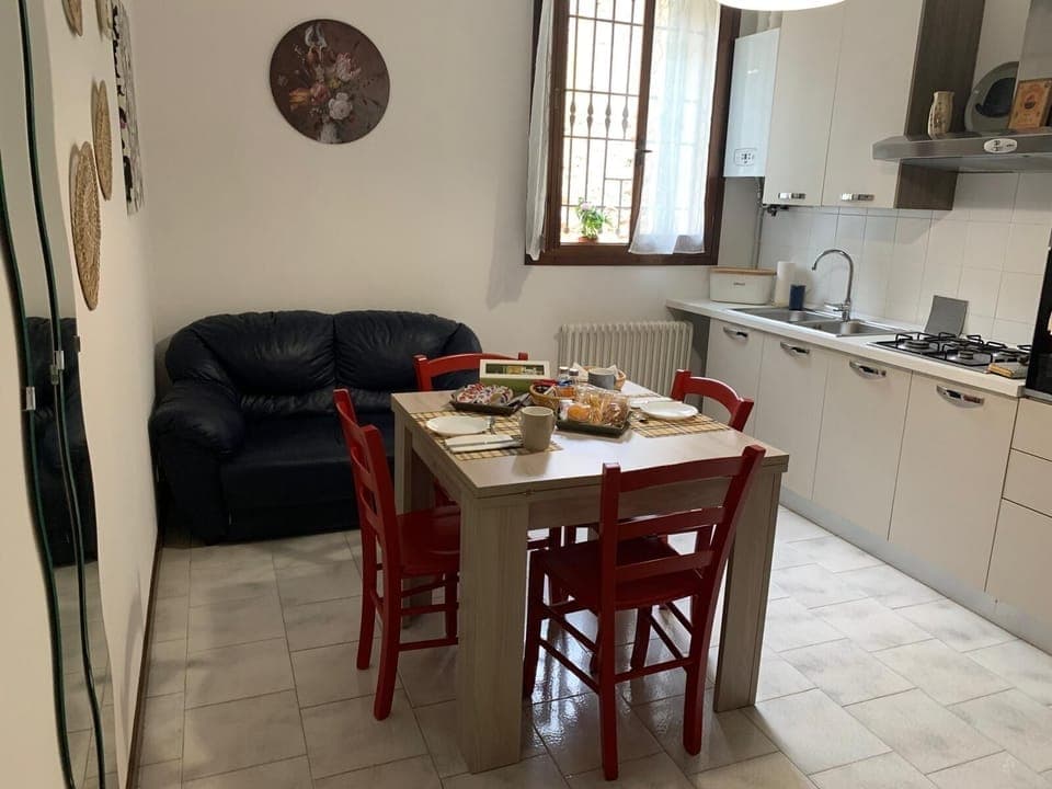 Kitchen and living area