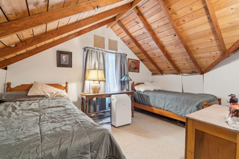 Architecture, Building, House, Indoors, Loft