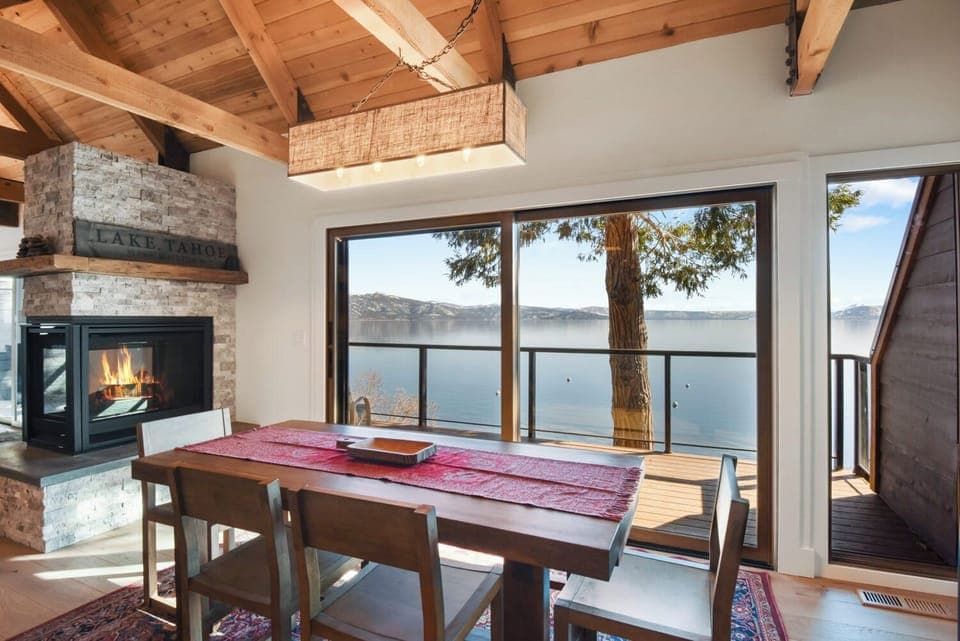 Dining table with seating for 6