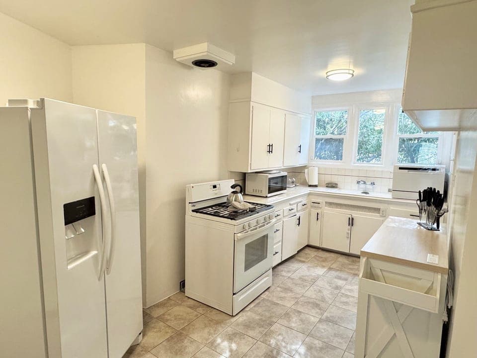 Large kitchen .