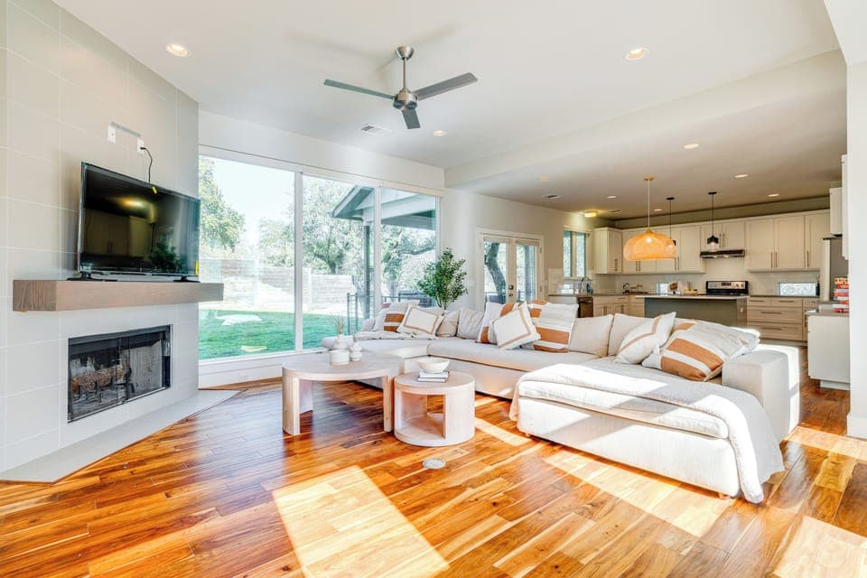 Living Room | 1st Floor | Central A/C & Heating